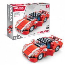 Конструктор iBlock Мульти models Машинка красно-белая (PL-920-32)