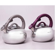 Чайник Kamille Whistling Kettle-I 2.8л зі свистком і скляною кришкою (55709)