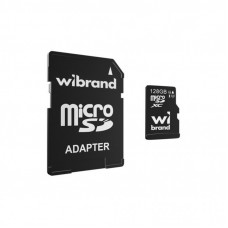 Карта памяти Wibrand 128GB mictoSD class 10 UHS-I U3 (WICDHU3/128GB-A)
