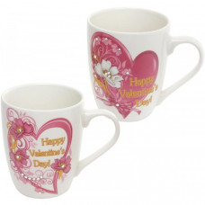 Кружка "Happy Valentine's" 350мл зі стразами (110219)