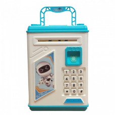 Детская электронная копилка сейф с кодовым замком Money Box Синяя (124219)