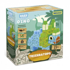 Конструктор Wader Baby Blocks Дино - трицератопс (41494)