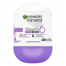 Антиперспирант Garnier Mineral Защита 6 Весенняя свежесть роликовый 50 мл (3600541474437)