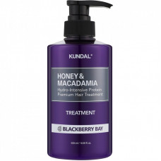 Маска для волос Kundal Honey & Macadamia Protein Hair Treatment BlackBerry Bay 500 мл (8809568740685)