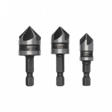 Набор зенкеров 12,16,19 мм 3шт INTERTOOL SD-5005 (135329)