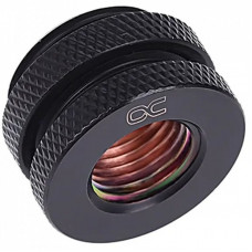 Фитинг для СЖО Alphacool HF bulkhead connector passthrough G1/4 - deep black (17069)