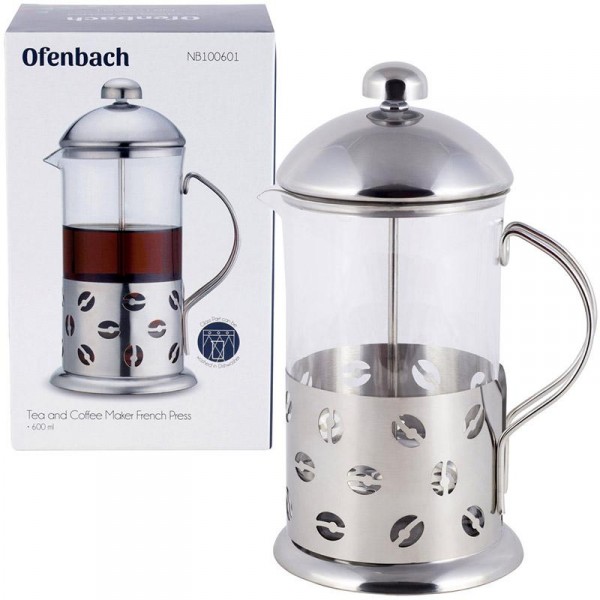 Френч-прес Ofenbach Coffee Beans 600мл (110529) Френч-прес Ofenbach Coffee Beans 600мл (110529)