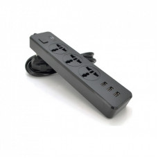 Сетевой фильтр питания Voltronic TВ-Т13, 3роз, 3*USB Black (ТВ-Т13-Black)