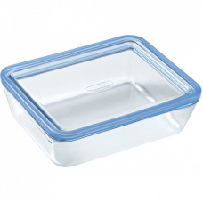 Форма для выпечки Pyrex Pure Glass прямокутна з кришкою 1.6 л (242A000)