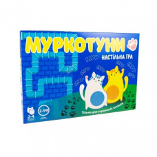 Настольная игра-бродилка "Муркотуны" Strateg 30246 на украинском языке