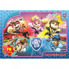Детский пазл "Paw Patrol" PW08911 плакат 70 элементов