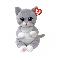 Мягкая игрушка Ty Beanie bellies Серый котенок MORGAN 25 см (43203)