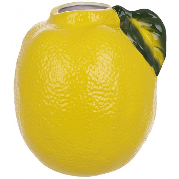 Ваза керамічна Lemon Ø18х20см з вузьким шийкою (133729)