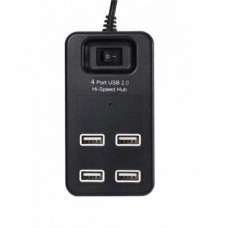 USB Хаб на 4 порта USB 2.0 P-1601 Чёрный (39729)
