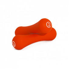 Гантельный набор LiveUp Neoprene Dumbbell неопрен червоний 2х1кг LS2002-B1 (6951376138177)