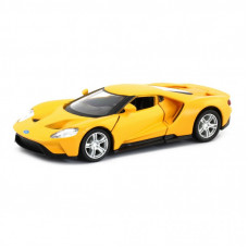 Машина Uni-Fortune FORD GT 2019 с полосами желтая (554050M(F))