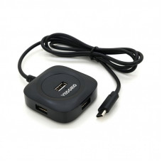 Концентратор VEGGIEG USB-C 4xUSB 2.0 0.2m black (YT-TC-V-C240)