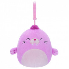 Мягкая игрушка Squishmallows на клипсе – Морж Пепе 9 см (SQCP00150)