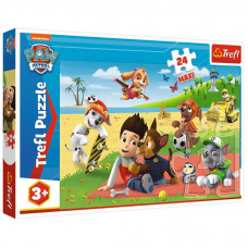 Пазл Trefl Maxi Paw Patrol Веселье на одеяле 24 элемента (5900511143461)
