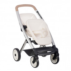 Коляска для кукол Smoby для двойни Maxi-Cosi Айвори, 54 х 38,5 х 64 см, 3+ (7600253222)
