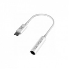 Кабель мультимедийный USB-C to AUX 3.5mm-3.5mm auxlink-c.white Promate (auxlink-c.white)