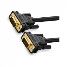 Кабель мультимедийный VGA M to VGA M 1.0m VG101 black Ugreen (11673)