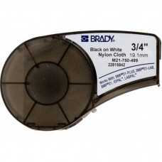Лента для принтера этикеток Brady M21-750-499, nylon, 19.05mm/4.87m, Black on White (M21-750-499)