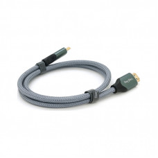 Кабель мультимедийный HDMI M to HDMI M 1.0m 8K silver VEGGIEG (YT-HDMI(M)/(M)V-H401/40356)