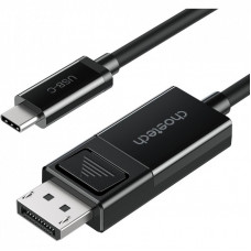 Кабель мультимедийный USB 3.1 Type-C to DisplayPort 1.8m V1.4 Thunderbolt 3 4K60Hz PVC Choetech (XCP-1803)