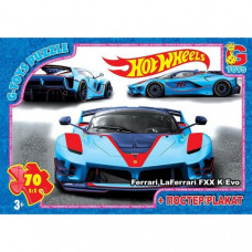 Пазлы детские "Hot Wheels" FW716, 70 элементов
