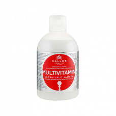 Шампунь Kallos Cosmetics Multivitamin с экстрактом женьшеня и маслом авокадо 1000 мл (5998889512071)