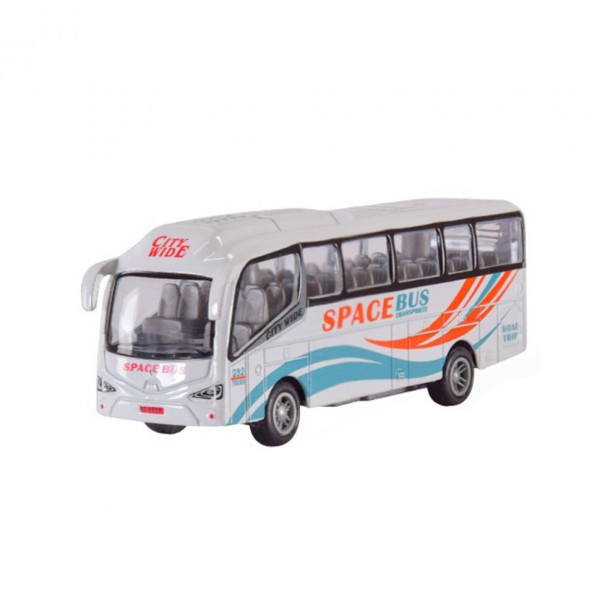 Автобус туристический АВТОПРОМ AP7427 масштаб 1:64 (Белый)