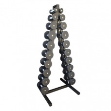 Гантельный ряд со стойкой Profi NE-PS-222-022 от 1 кг до 10 кг