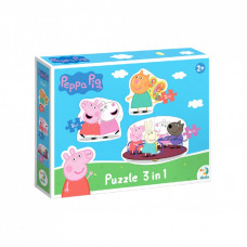 Пазл DoDo 3 в 1 Peppa Pig (200339)
