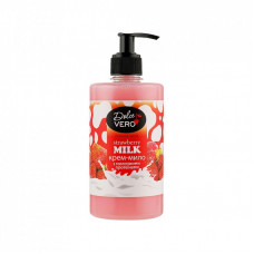 Жидкое мыло Dolce Vero Strawberry Milk с молочными протеинами 500 мл (4820091146915)