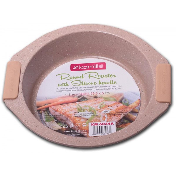 Форма Kamille Marble Ø26.5 з силіконовими ручками (38949)