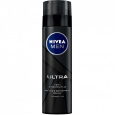 Пена для бритья Nivea Men Ultra с активированным углем 200 мл (4005900497574)