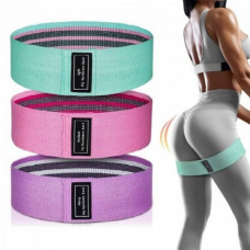 Набор тканевых фитнес резинок (LT-003) HIP RESISTANCE BAND (107059)