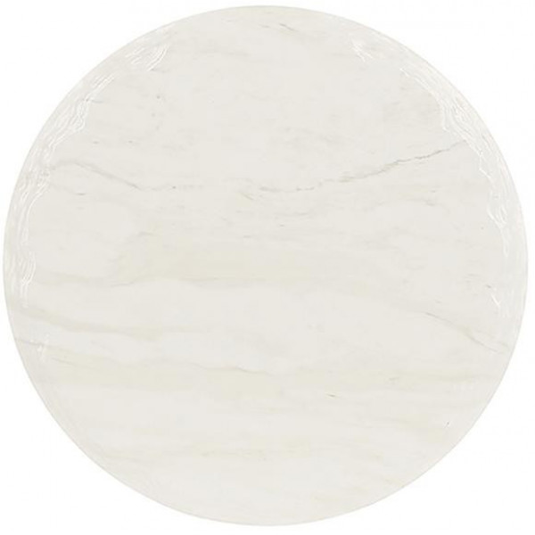 Підставка під гаряче керамічна "White Marble" Ø16см на пробковій основі (112159)