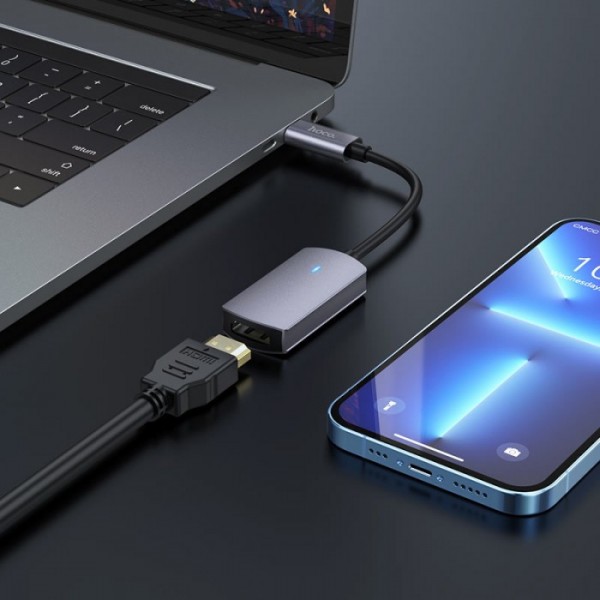 Конвертер HOCO UA20 Presage Type-C на HDMI / Адаптер-переходник (135159) Конвертер HOCO UA20 Presage Type-C на HDMI / Адаптер-переходник (135159)