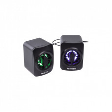 Акустическая система Maxxter CSP-U005RGB USB Black (CSP-U005RGB)