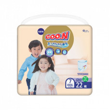 Подгузники GOO.N Premium Soft 18-30 кг размер 7 3ХL унисекс 22 шт (863231)