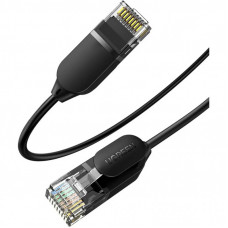 Патч-корд 1.5м, UTP cat 6 RJ-45 COPPER black Ugreen (U_70333)