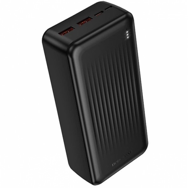 Внешний аккумулятор Power bank BOROFONE BJ80B 30000mAh PD22,5W+быстрая зарядка батарея зарядка Черный (133759)