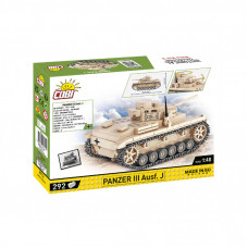 Конструктор Cobi Вторая Мировая Война Танк Panzer III, 292 деталей (COBI-2712)