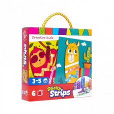 Набор для творчества Sticky strips "Лама" Vladi Toys VT4433-04 Укр