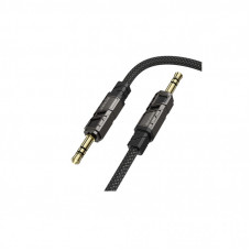 Кабель мультимедийный 3.5mm M to 3.5mm M 1.0m black BOROFONE (6941991117725)