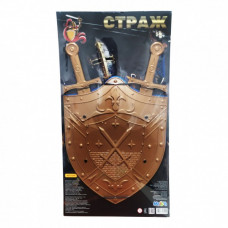 Набор "Страж"  21234 Щит, 2 меча (Gold)