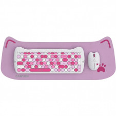 Комплект Canyon HSET-W6 Kitty Edition Wireless UA Pink (CNS-HSETW6PK)