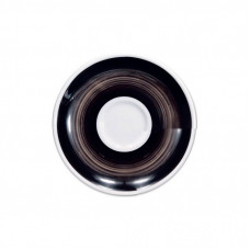 Блюдце Ancap серія Verona Millecolori 16,7 см Black для серій "Verona/Torino/Roma Millecolori Hand Painted" (34425)